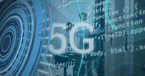 5G Network Innovation with Engineers in Data Center - Download Free Stock Images Pikwizard.com