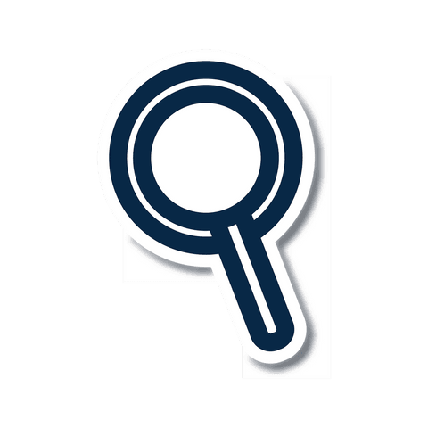 digital png illustration of magnifying glass on transparent background - Download Free Stock Videos Pikwizard.com