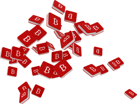 falling bitcoin tags on transparent background - Download Free Stock Videos Pikwizard.com