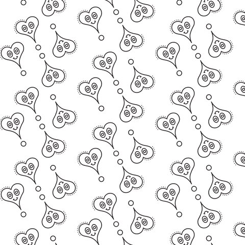 black heart pattern on transparent background repeat design - Download Free Stock Videos Pikwizard.com