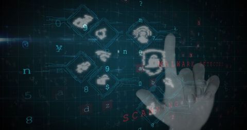 Digital Interface and Cybersecurity Technology - Download Free Stock Images Pikwizard.com