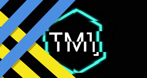 Abstract Digital Data Processing with Vibrant Geometric Lines