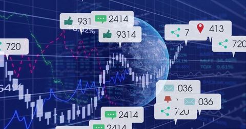 Global Financial Data Visualization with Interactive Dashboard Elements