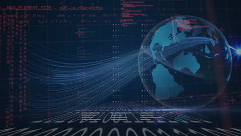 Digital Earth with Streamlines in Data Processing Concept