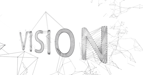 vision text with geometric transparent lines overlay - Download Free Stock Videos Pikwizard.com