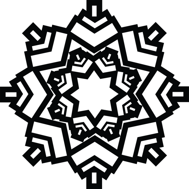 Black Snowflake Pattern Illustration on Transparent Background - Download Free Stock Videos Pikwizard.com