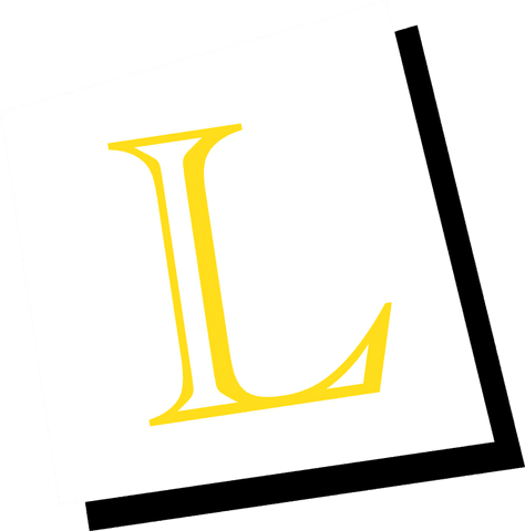 yellow serif letter l typography with shadow on transparent background - Download Free Stock Videos Pikwizard.com