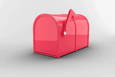 red mailbox illustration on transparent background for messaging concepts - Download Free Stock Videos Pikwizard.com