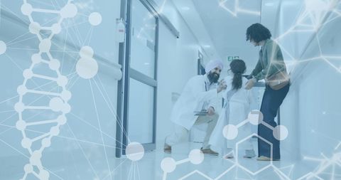 Technology in Pediatric Healthcare: Doctor with Young Patient