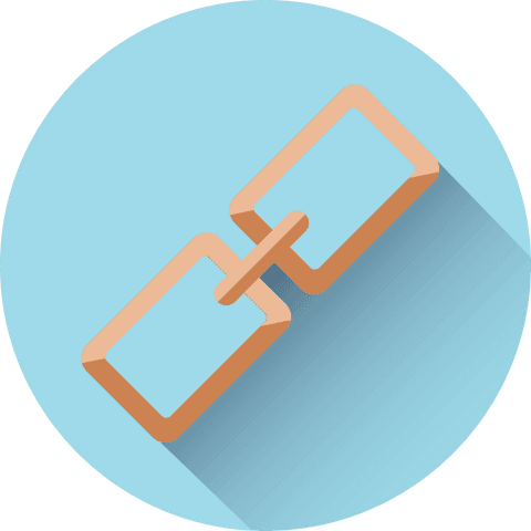 transparent chain link icon with flat style vector design - Download Free Stock Videos Pikwizard.com