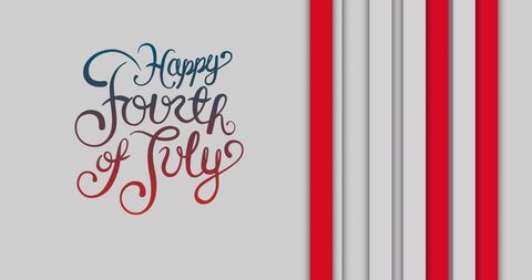 Fourth of July Celebration Design with Red Stripes - Download Free Stock Images Pikwizard.com