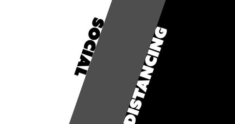 Bold Social Distancing Graphic Concept - Download Free Stock Images Pikwizard.com