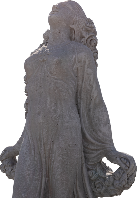 Weathered Classical Female Sculpture Transparent Background - Download Free Stock Videos Pikwizard.com