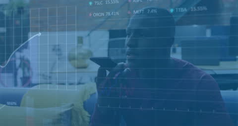 Digital Finance Expert Analyzing Data with AI Assistance