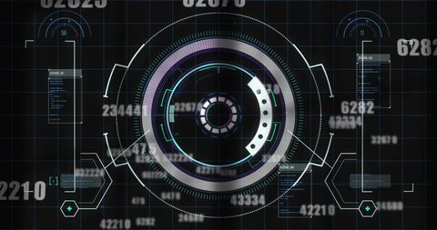 Futuristic Digital Interface with Hologram Coding Elements - Download Free Stock Images Pikwizard.com