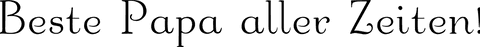 Beste papa aller zeiten text on transparent background illustration