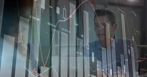 Analyzing Financial Data in Modern Office Setting
