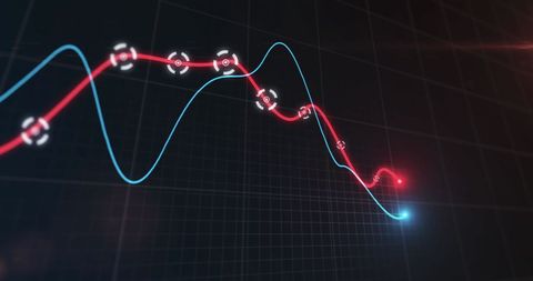 Digital Graph Showing Market Decline - Download Free Stock Images Pikwizard.com