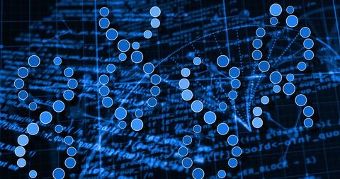 DNA Strand and Digital Data Visualization - Download Free Stock Images Pikwizard.com