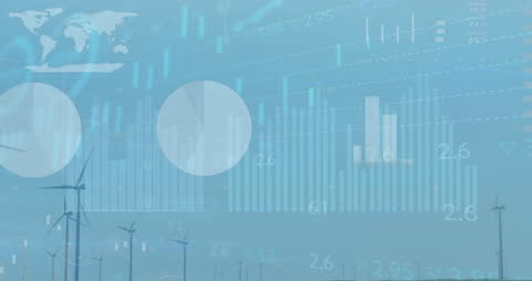 Global Business Analysis with Wind Turbines Overlay