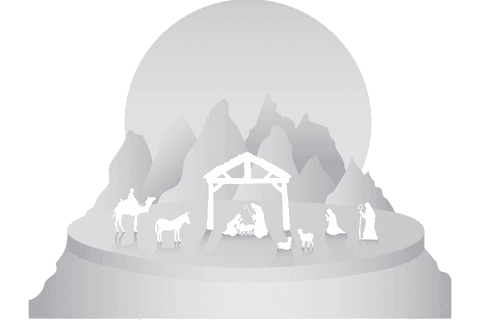 transparent nativity scene illustration of jesus' birth - Download Free Stock Videos Pikwizard.com