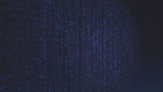 Futuristic digital code projection with binary sequences