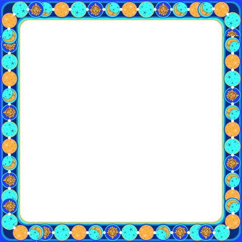 transparent mystical square frame with ornamental geometric pattern - Download Free Stock Videos Pikwizard.com