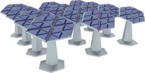 transparent array of hexagon shaped solar panels - Download Free Stock Videos Pikwizard.com