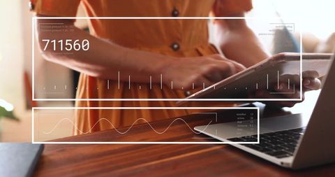 Digital Data Analysis on Tablet with Innovative UI Display