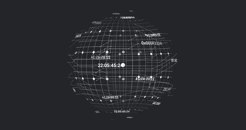 Global Digital Connectivity with Numbers and Grid Pattern - Download Free Stock Images Pikwizard.com