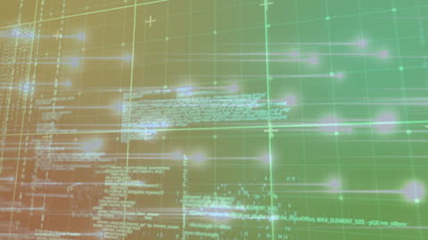 Abstract Digital Interface with Code and Networking