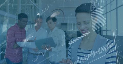 Team Collaboration with Digital Transformation Concepts - Download Free Stock Images Pikwizard.com
