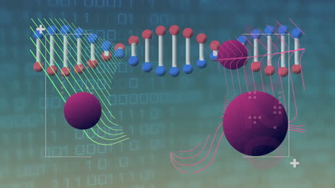 Innovative Digital DNA Model Spinning in Virtual Environment