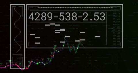 Futuristic Digital Graph with Dynamic Data Visualization - Download Free Stock Images Pikwizard.com