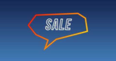 bold sale logo in angular speech bubble on dark background - Download Free Stock Images Pikwizard.com