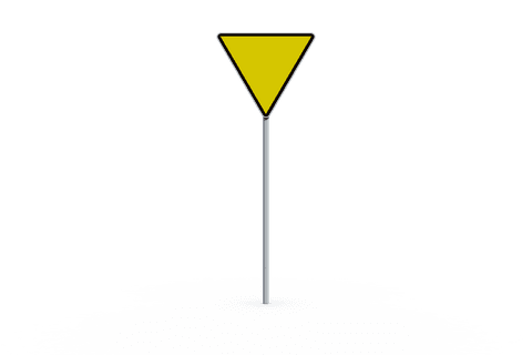transparent yellow road sign illustration vector - Download Free Stock Videos Pikwizard.com