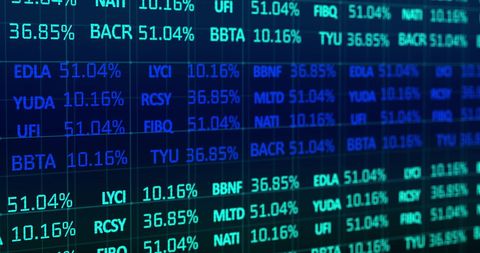 Data Display Panels in Stock Market Analysis Environment - Download Free Stock Images Pikwizard.com