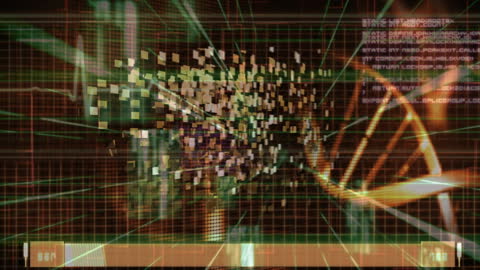 Dynamic DNA Strand Presentation with Futuristic Digital Grid