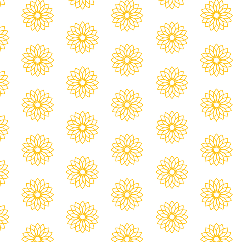 Yellow Flower Pattern on Transparent Background - Download Free Stock Videos Pikwizard.com