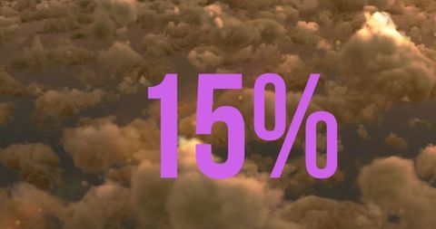 surreal pink percentage overlay on cloudy sky background - Download Free Stock Images Pikwizard.com