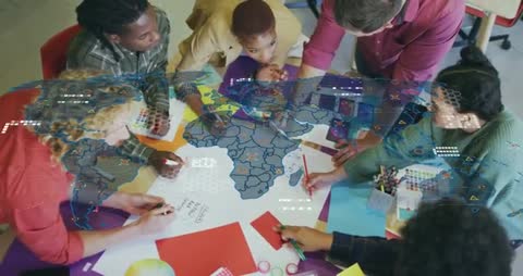 Design Team Planning with Interactive Digital Map Overlay