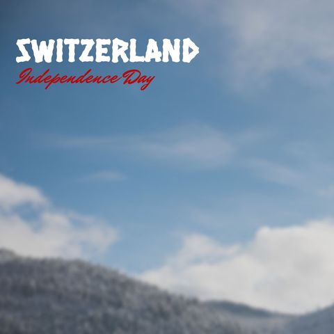 Switzerland independence day sky viewing