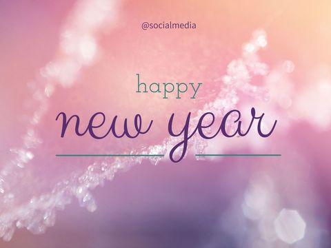 happy new year message on sparkling frosty background - Download Free Stock Templates Pikwizard.com