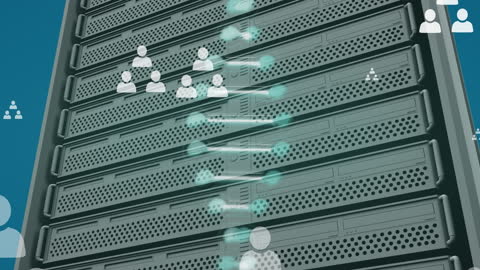 Visualizing Digital Data Flow from Servers