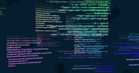 Dynamic Code with Digital Interface Overlay - Download Free Stock Images Pikwizard.com