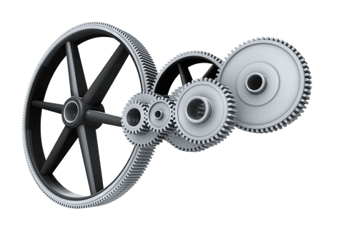 transparent cogs and wheels interlocking mechanism - Download Free Stock Videos Pikwizard.com