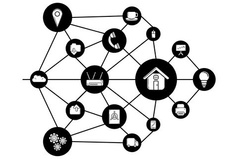 Digital Connection Network with Tech Icons on Transparent Background - Download Free Stock Videos Pikwizard.com