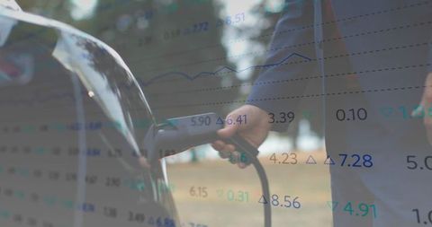 Electric Vehicle Charging Innovation at Outdoor Spot