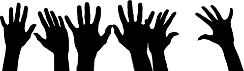 Close up of elegant hands creating heart on transparent background