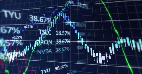 Dynamic Stock Market Data on Digital Display - Download Free Stock Images Pikwizard.com